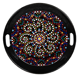 Houston Heights Color Me Mine Mosaic Mandala Tray