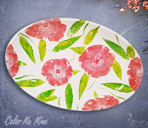Houston Heights Color Me Mine Floral Paper Stamping