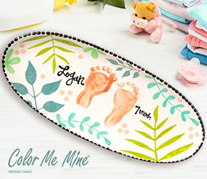 Houston Heights Color Me Mine Tropical Baby Tray