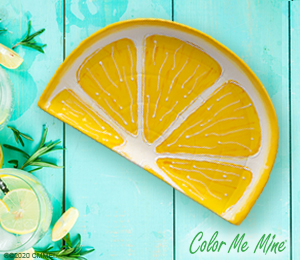 Houston Heights Color Me Mine Lemon Wedge