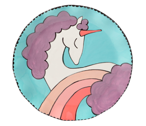 Houston Heights Color Me Mine Enchanting Unicorn