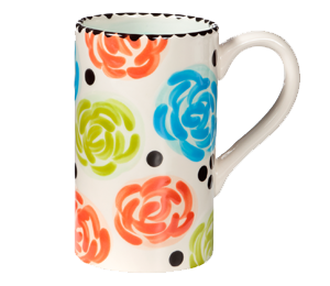 Houston Heights Color Me Mine Simple Floral Mug