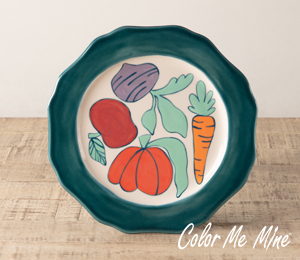 Houston Heights Color Me Mine Produce Plate