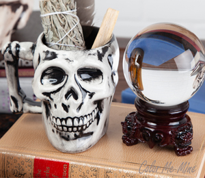 Houston Heights Color Me Mine Antiqued Skull Mug