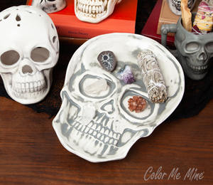 Houston Heights Color Me Mine Vintage Skull Plate