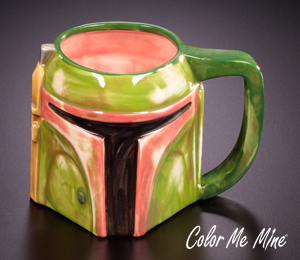 Houston Heights Color Me Mine Boba Fett Mug