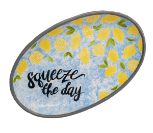 Houston Heights Color Me Mine Lemon Platter