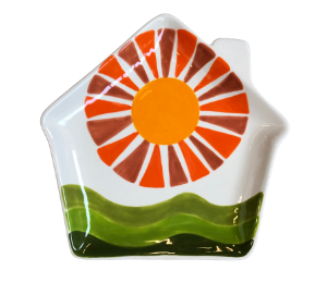 Houston Heights Color Me Mine Sunshine Day Plate
