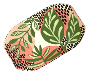 Houston Heights Color Me Mine Foliage Cheese Board