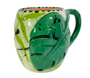 Houston Heights Color Me Mine Monstera Mug