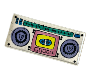 Houston Heights Color Me Mine Boombox Tray