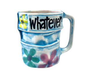 Houston Heights Color Me Mine Whatever Daisy Mug