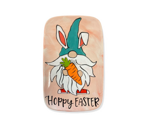 Houston Heights Color Me Mine Gnome Bunny Tray