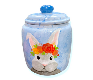 Houston Heights Color Me Mine Watercolor Bunny Jar