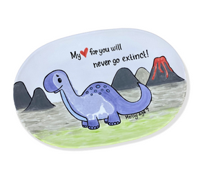 Houston Heights Color Me Mine Footprint Brontosaurus