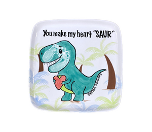 Houston Heights Color Me Mine T-Rex Footprints