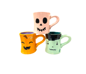 Houston Heights Color Me Mine Halloween Mini Mugs