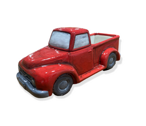 Houston Heights Color Me Mine Antiqued Red Truck