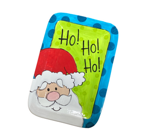 Houston Heights Color Me Mine Santa Plate