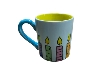Houston Heights Color Me Mine Bright Menorah Mug