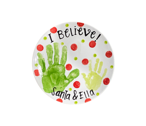 Houston Heights Color Me Mine Santa & Me Handprint