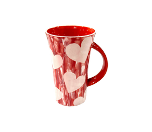 Houston Heights Color Me Mine Marbled Heart Mug