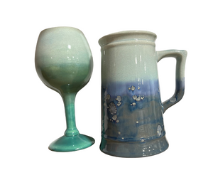 Houston Heights Color Me Mine Wine & Stein - Cool