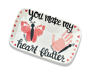 Houston Heights Color Me Mine Heart Flutter Print