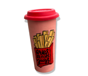 Houston Heights Color Me Mine Fries Before Guys