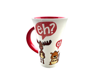 Houston Heights Color Me Mine Moose and Beaver Mug