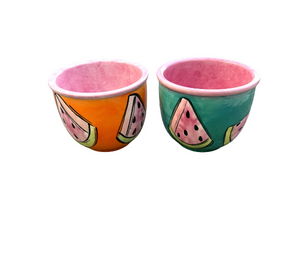 Houston Heights Color Me Mine Melon Bowls