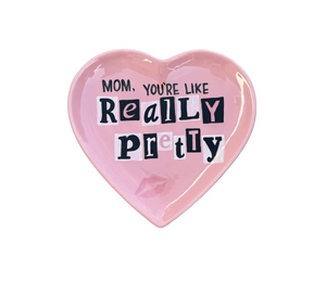 Houston Heights Color Me Mine Pretty Heart Plate
