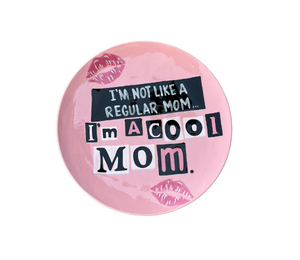 Houston Heights Color Me Mine Mom Dinner Plate