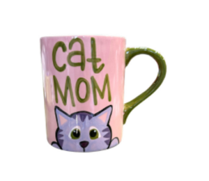 Houston Heights Color Me Mine Cat Mom Mug