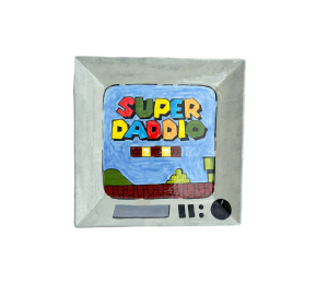 Houston Heights Color Me Mine Super Daddio Plate
