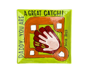 Houston Heights Color Me Mine Handprint Baseball