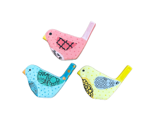 Houston Heights Color Me Mine Patchwork Birds