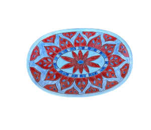 Houston Heights Color Me Mine Patriotic Platter