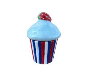 Houston Heights Color Me Mine Patriotic Cupcake