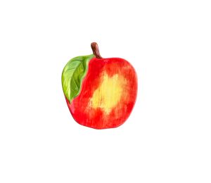 Houston Heights Color Me Mine Fall Apple Plate