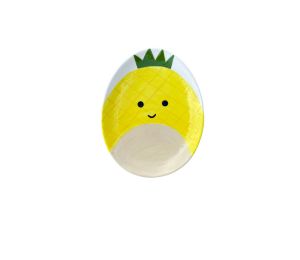 Houston Heights Color Me Mine Cartoon Pineapple Plate