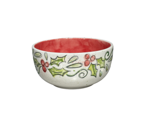 Houston Heights Color Me Mine Holly Cereal Bowl