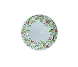 Houston Heights Color Me Mine Holly Dinner Plate