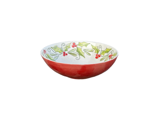 Houston Heights Color Me Mine Holly Bowl