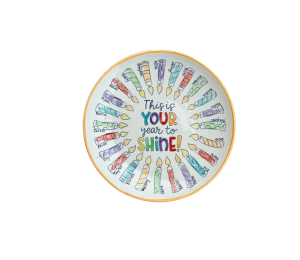 Houston Heights Color Me Mine Fingerprint Platter