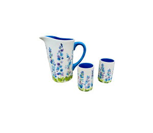 Houston Heights Color Me Mine Blue Bonnet Set