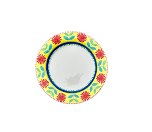 Houston Heights Color Me Mine Floral Charger Plate
