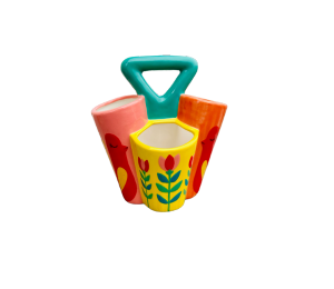 Houston Heights Color Me Mine Retro Utensil Holder