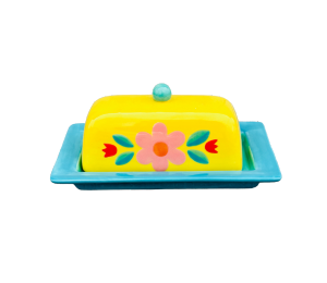 Houston Heights Color Me Mine Retro Butter Dish