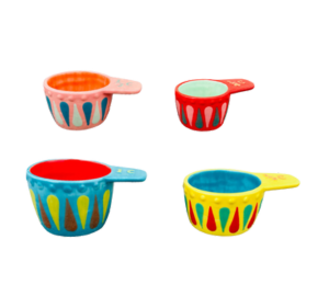 Houston Heights Color Me Mine Retro Measuring Cups